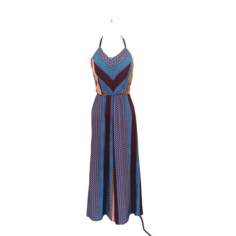 Women's Gora del Pero Geometric Print Jumpsuit Size 2 Made in Italy NWOT - Picture 4 of 8